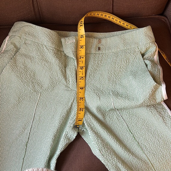 Akris Punto Green Cropped Pants Size 2 - Picture 6 of 12